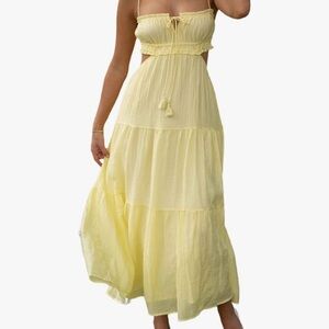 Summer Spaghetti Strap Long Dress